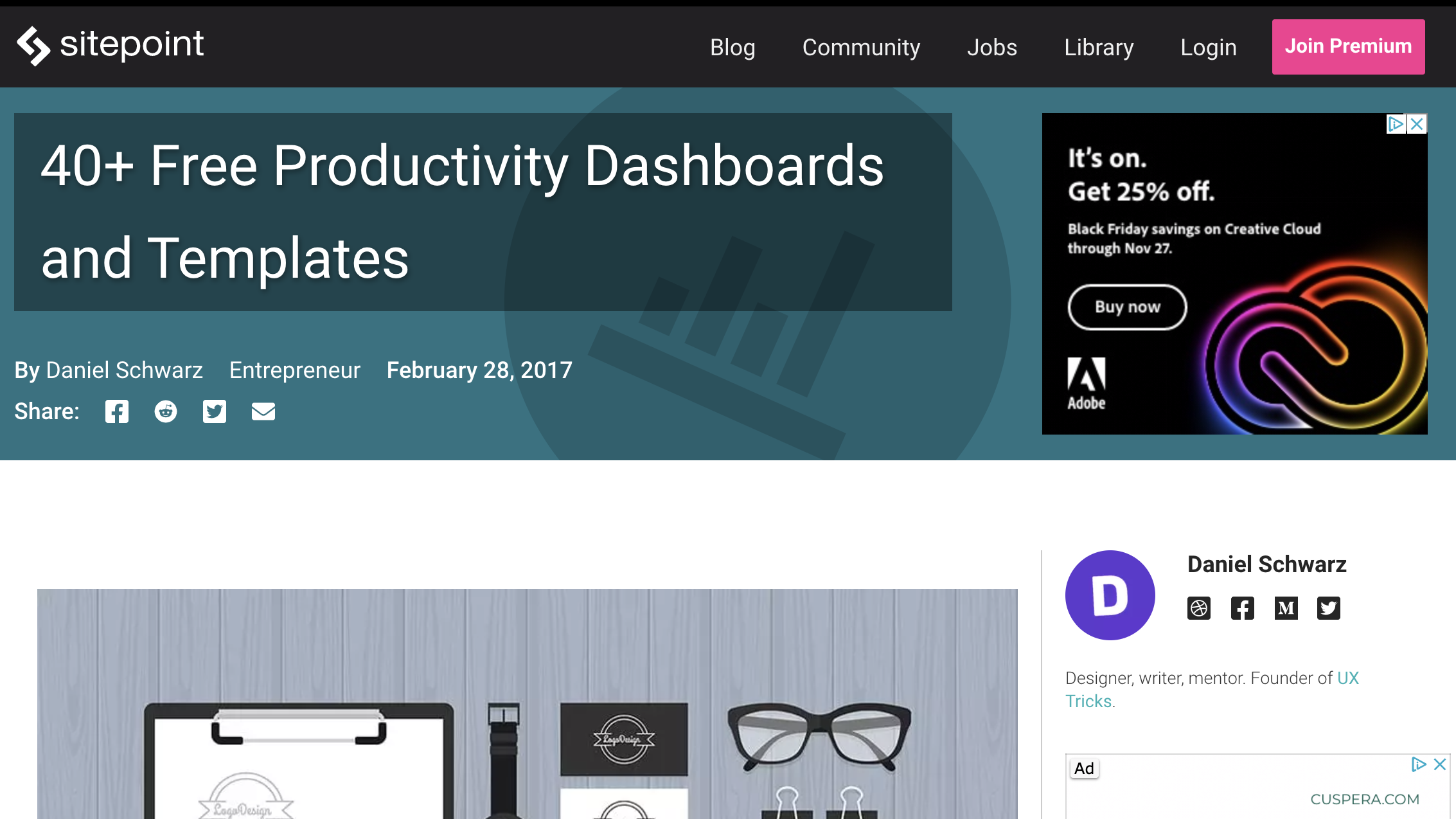 Due's Templates and Dashboard on Sitepoint - Due
