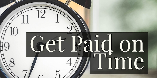 Get paid on time